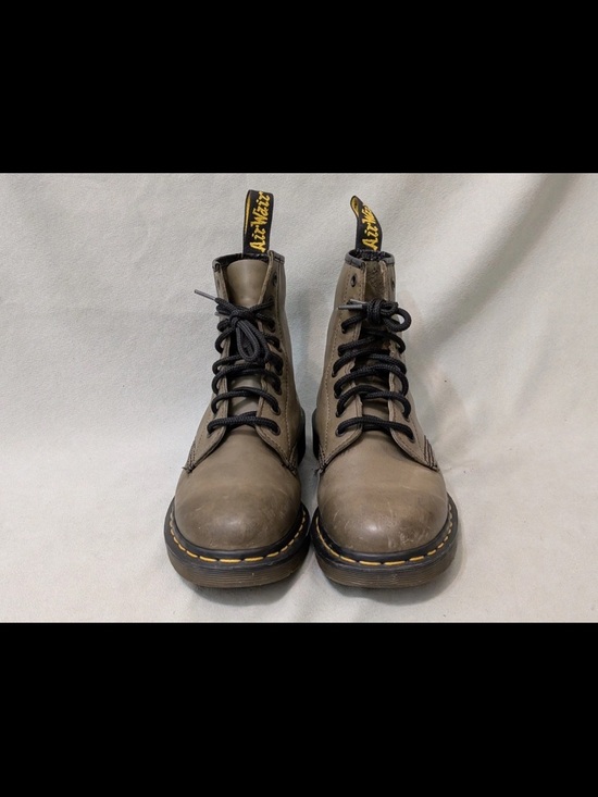 Dr Martens 1460 Vintage MIE Olive Green Leather Boots Made in England Men’s US 7 main image 5